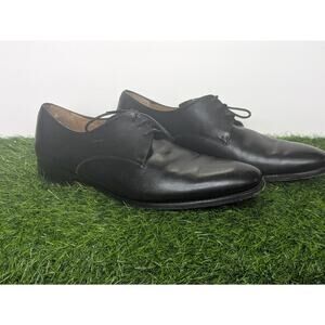 Jack Erwin Raymond Men’s 9 Black Leather Derby Lace Up Dress Shoes Formal